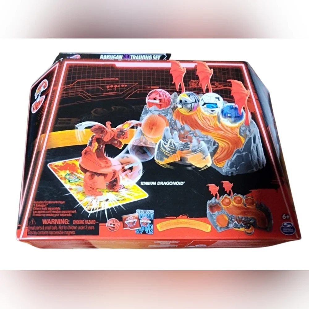 Bakugan Training Set with Titanium Dragonoid, Dragon Clan Themed